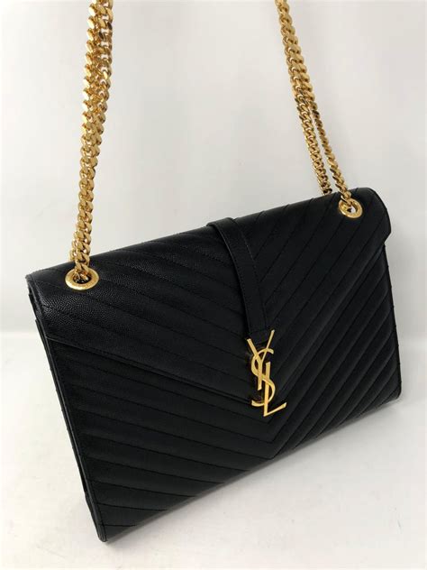 ysl purse all black|ysl shoulder bag price.